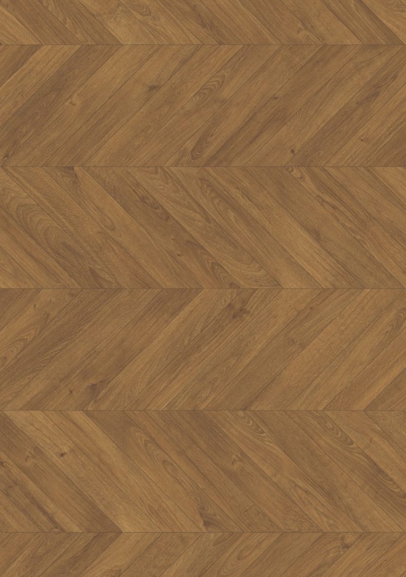 Chevron oak brown