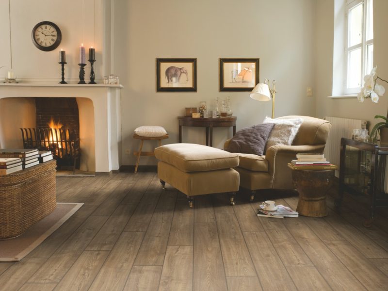 Scraped oak grey brown - Image 3