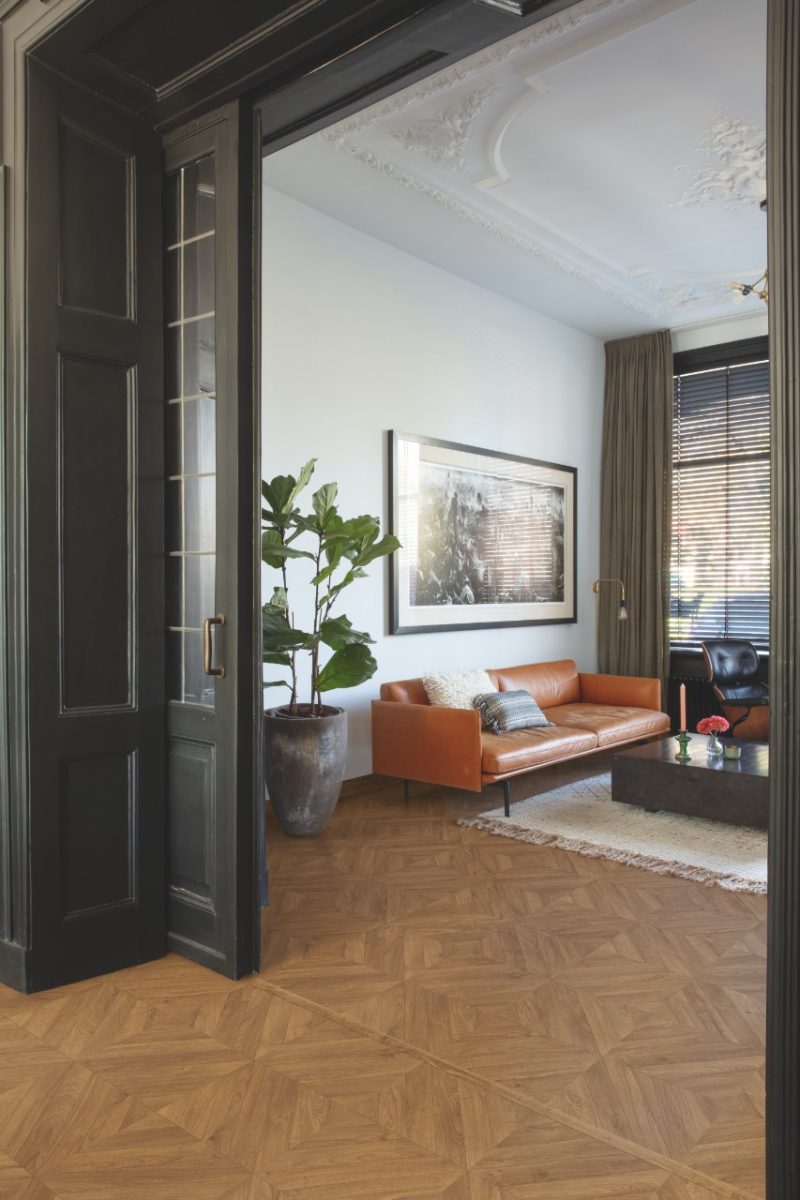 Chevron oak brown - Image 3