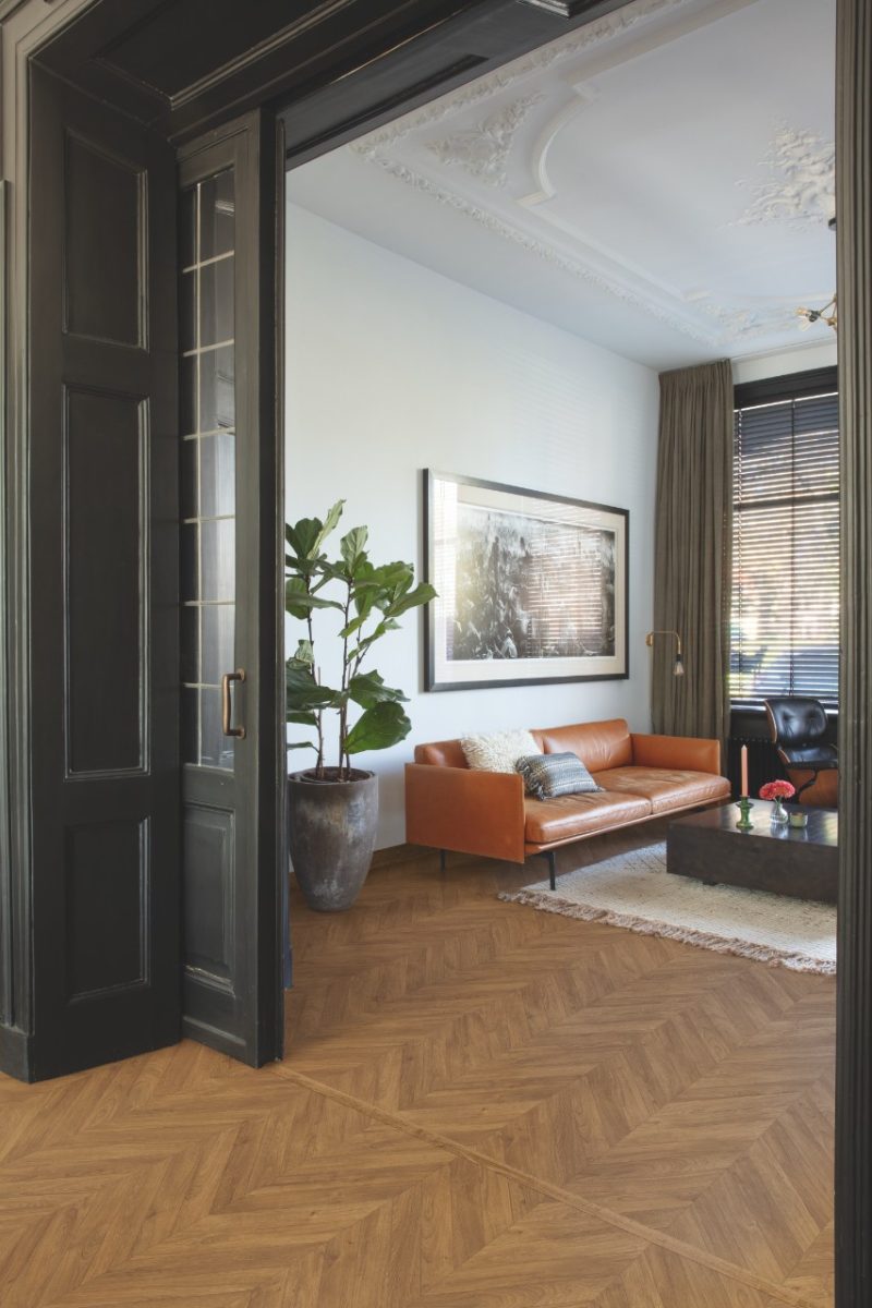 Chevron oak brown - Image 2