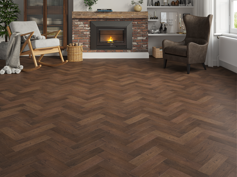Arden engineered oak herringbone - Image 3