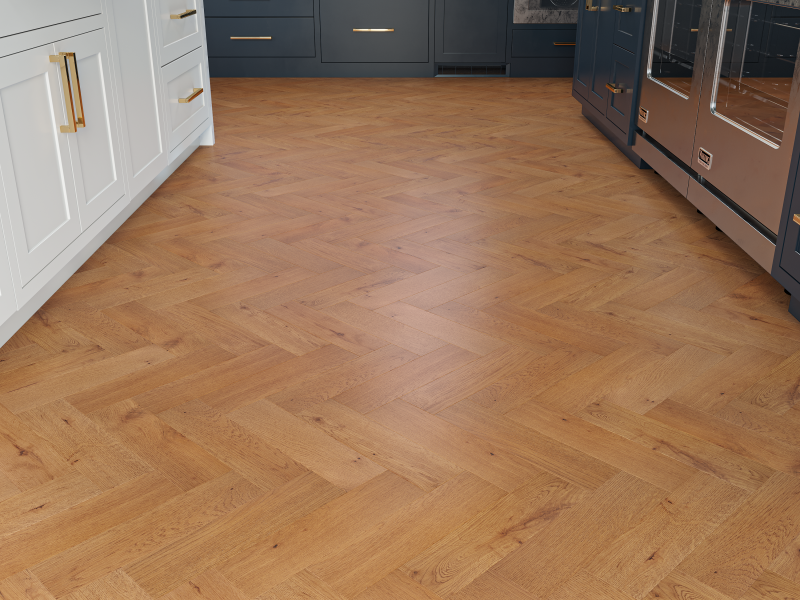 BURNHAM ENGINEERED HERRINGBONE OAK