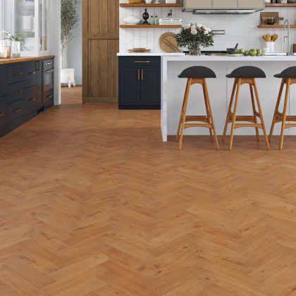 BURNHAM ENGINEERED HERRINGBONE OAK