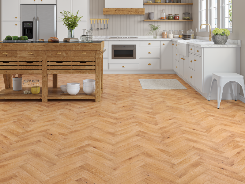 Haldon engineered herringbone oak - Image 2